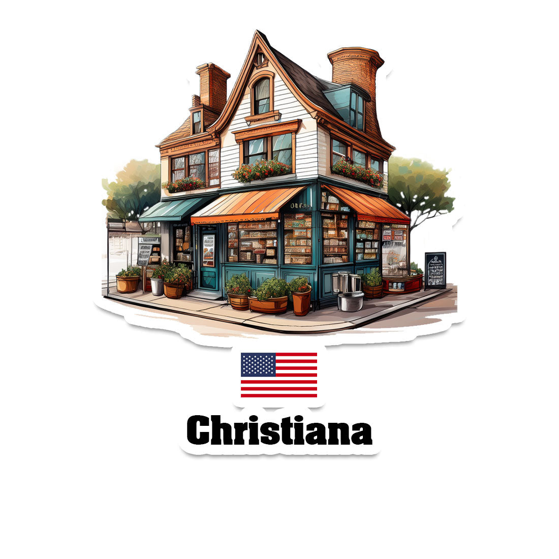 Christiana Sticker