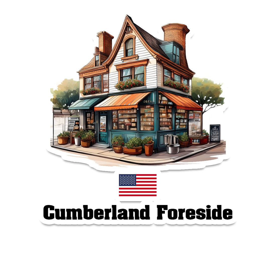 Cumberland Foreside Sticker