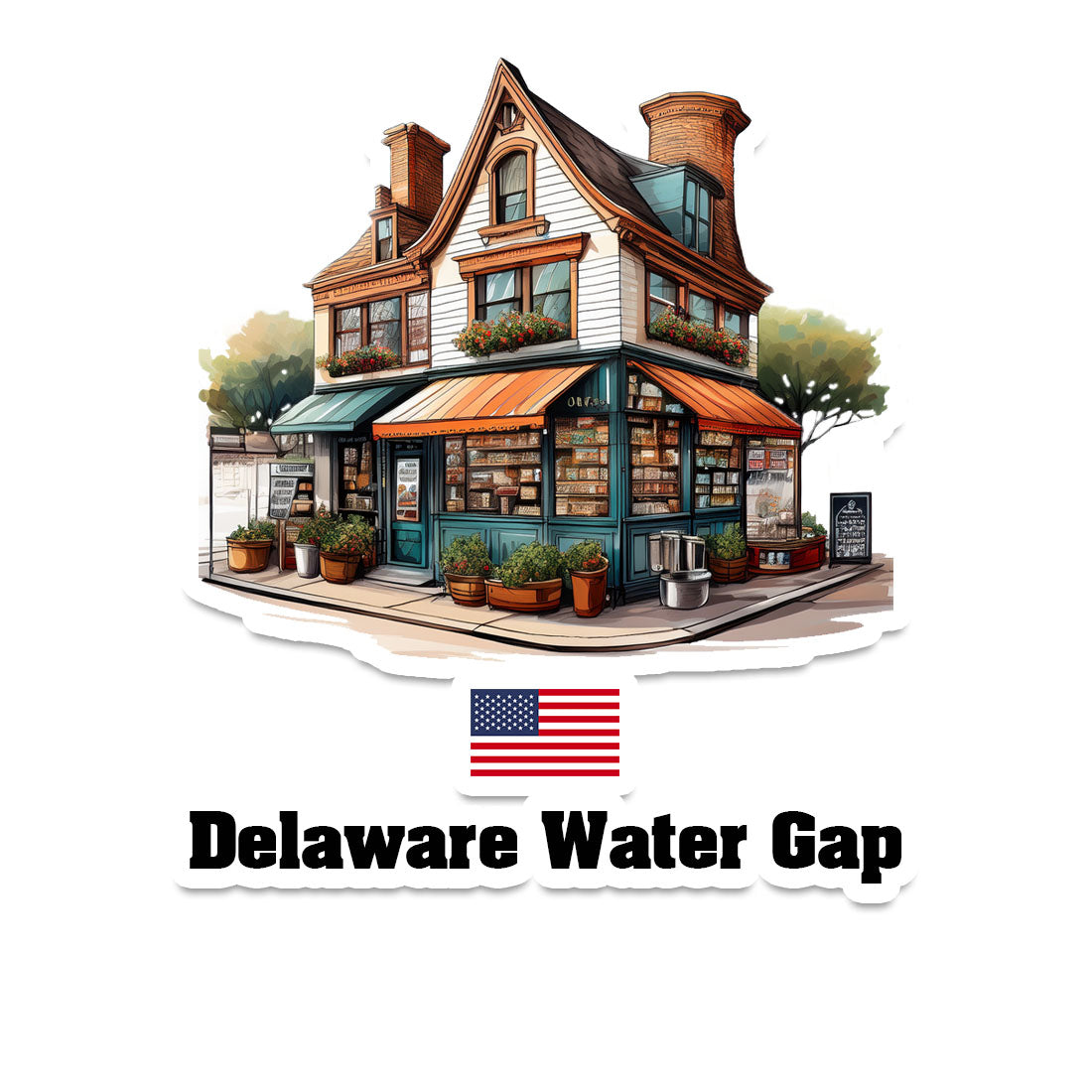 Delaware Water Gap Sticker