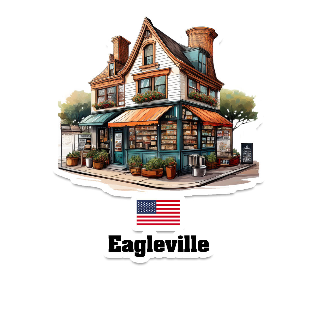 Eagleville Sticker