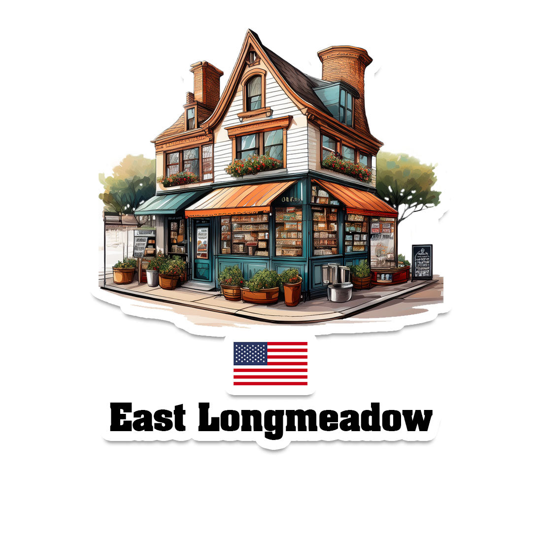East Longmeadow Sticker