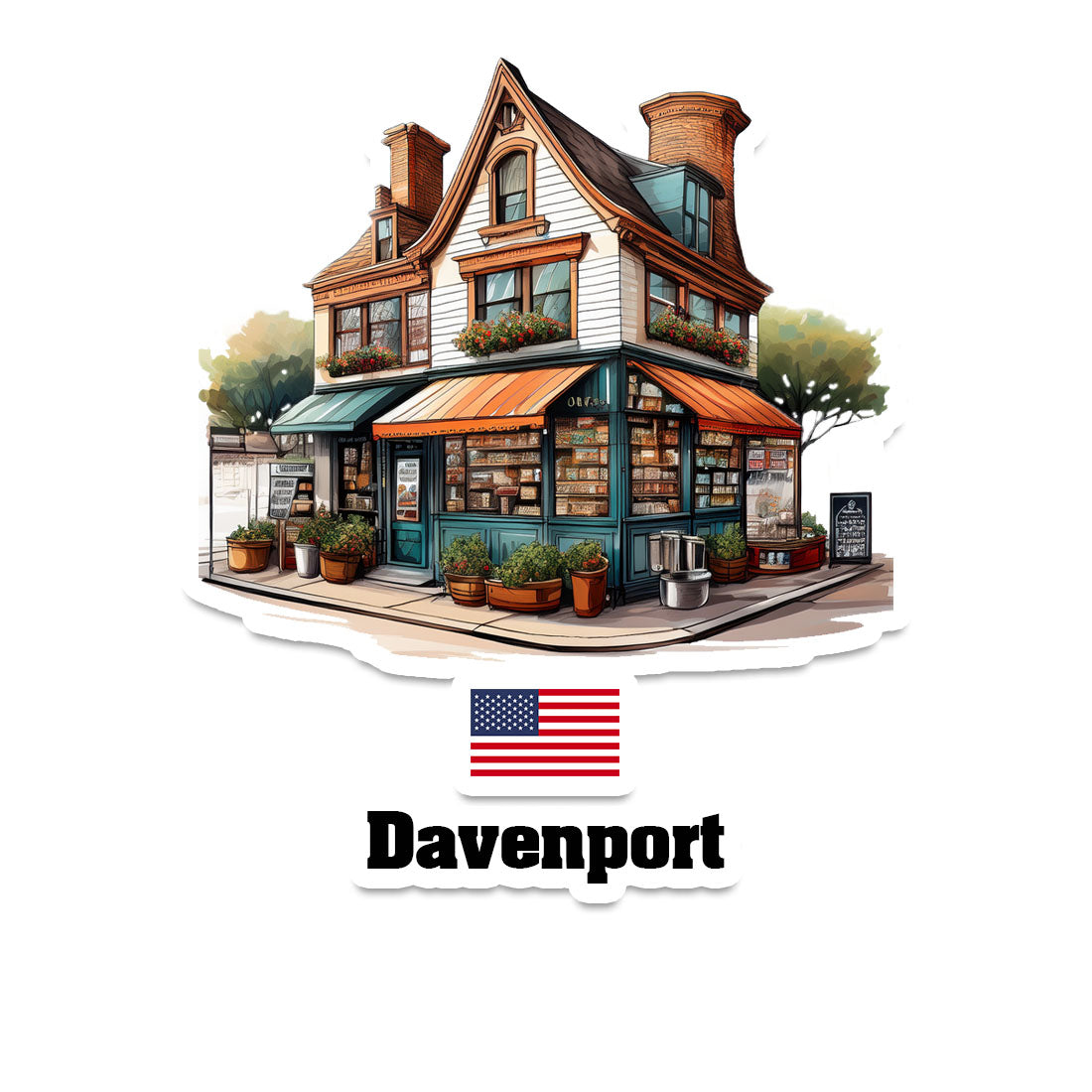 Davenport Sticker