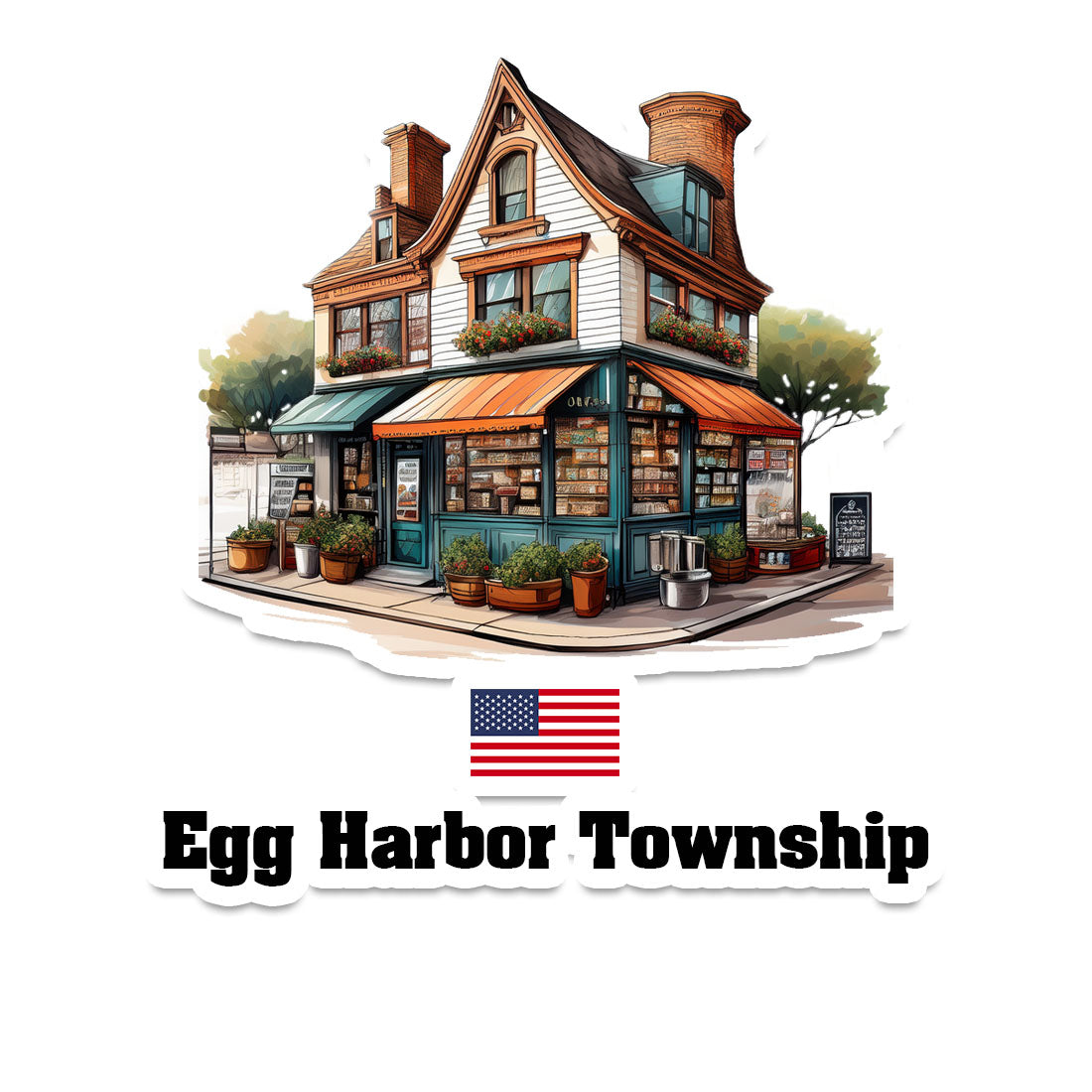Egg Harbor Township Fridge Magnet