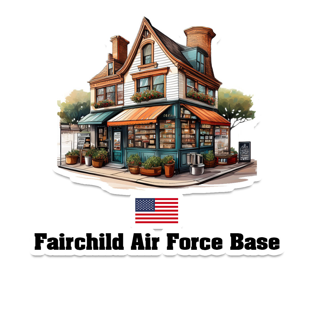 Fairchild Air Force Base Fridge Magnet