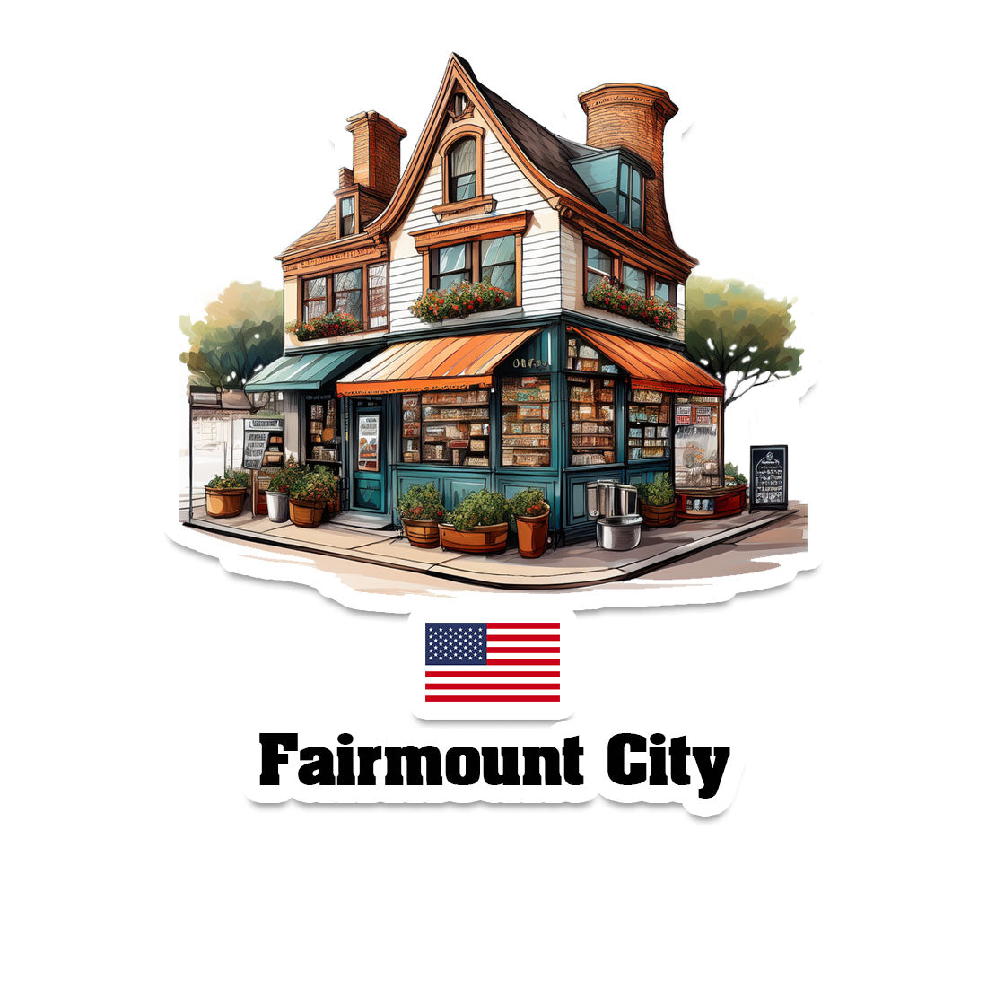 Fairmount City Sticker