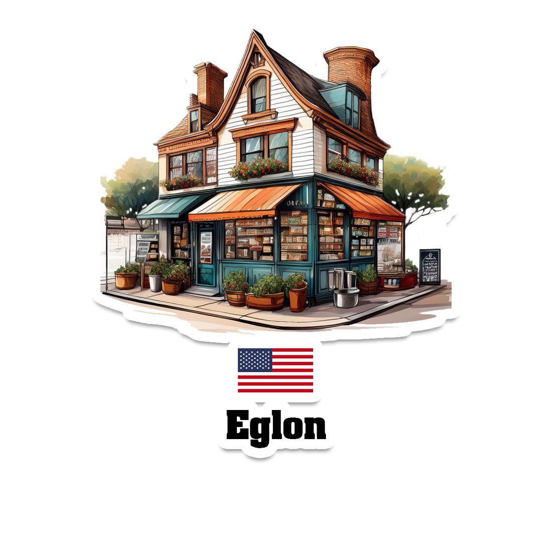 Eglon Fridge Magnet