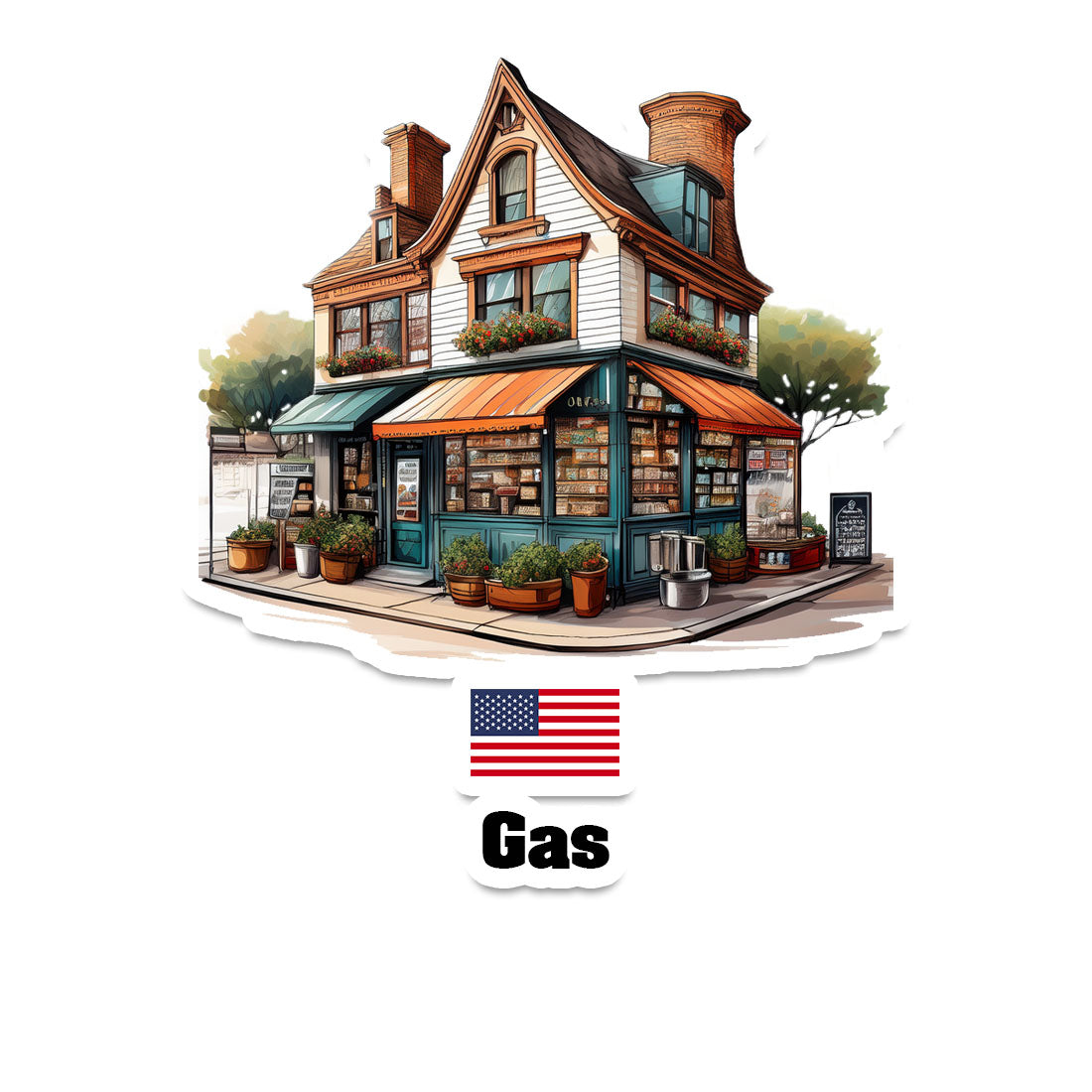 Gas Sticker