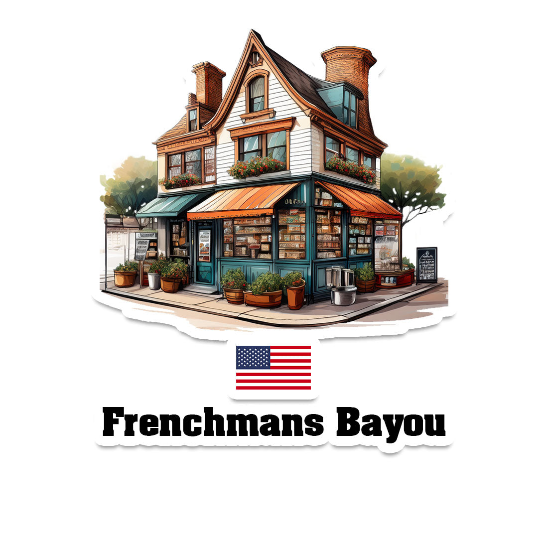 Frenchmans Bayou Sticker