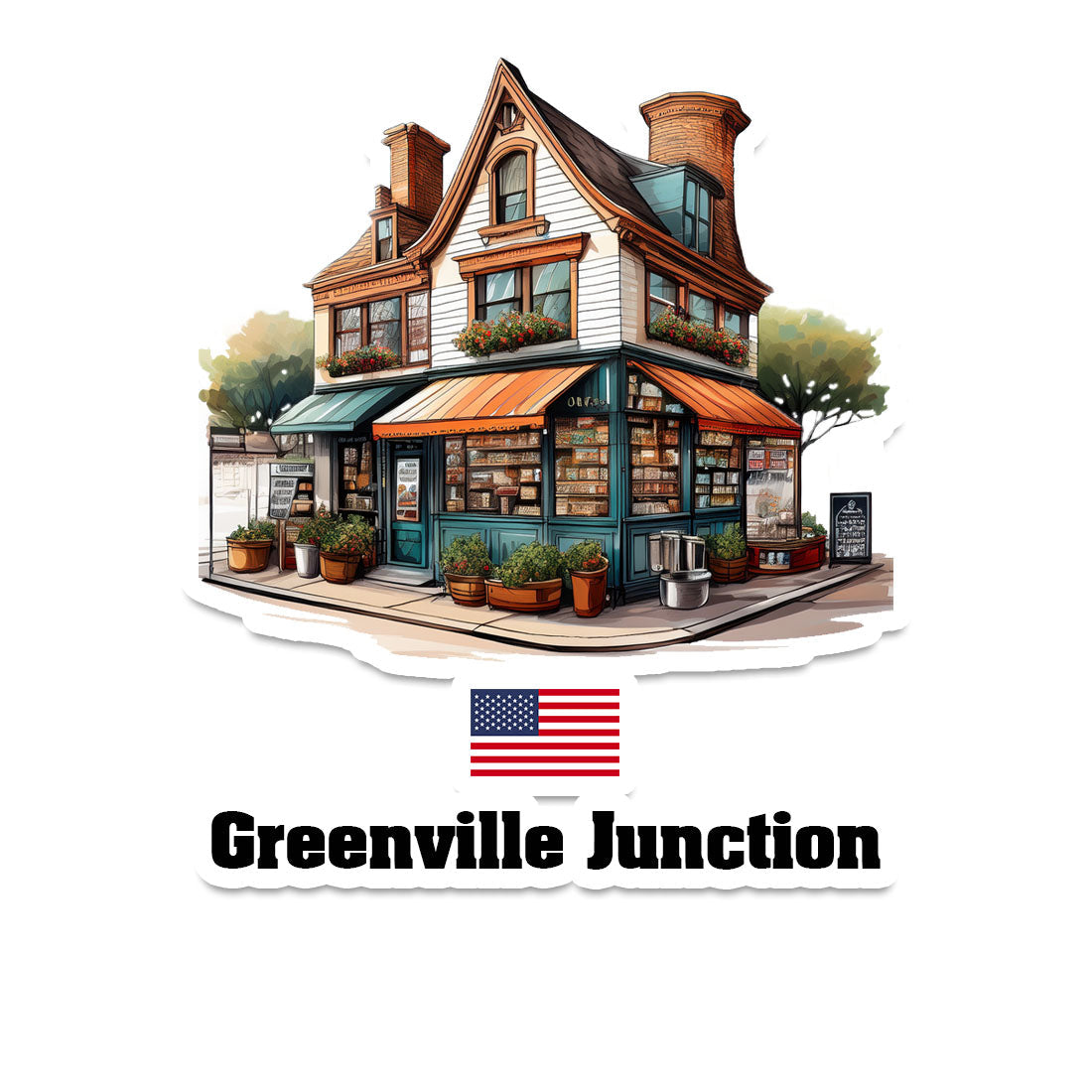 Greenville Junction Sticker