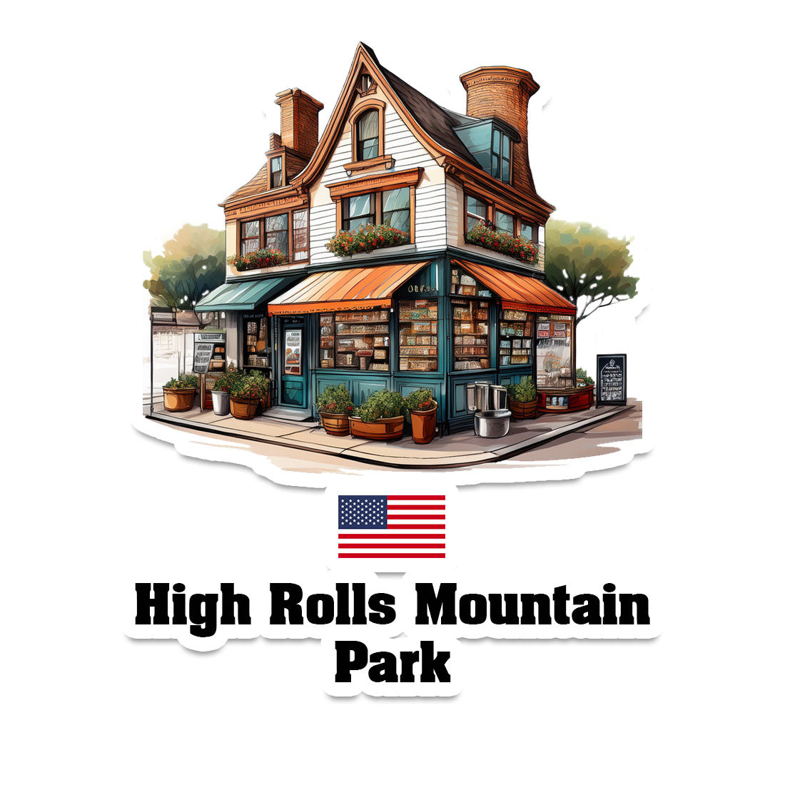 High Rolls Mountain Park Sticker