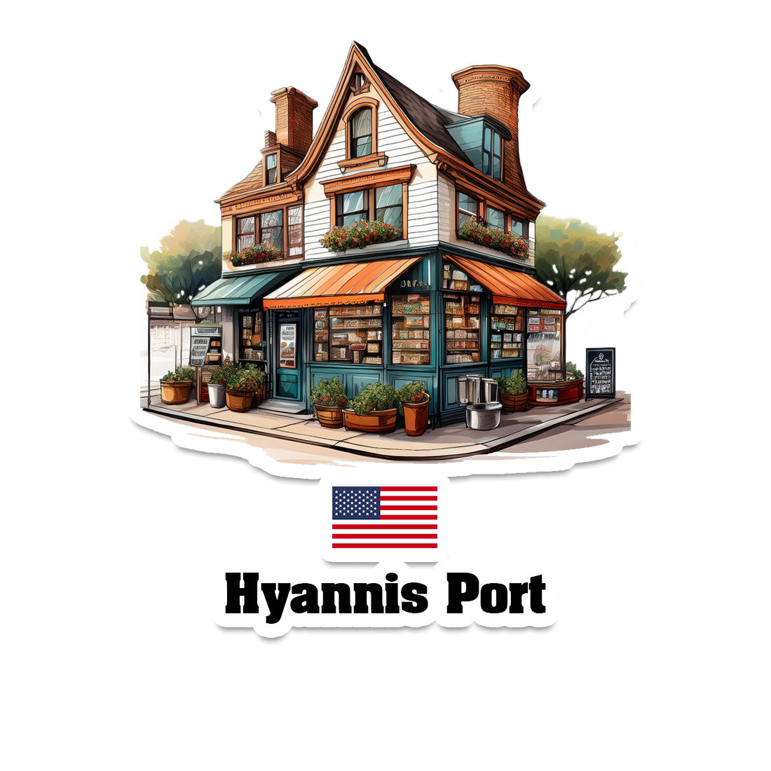 Hyannis Port Sticker