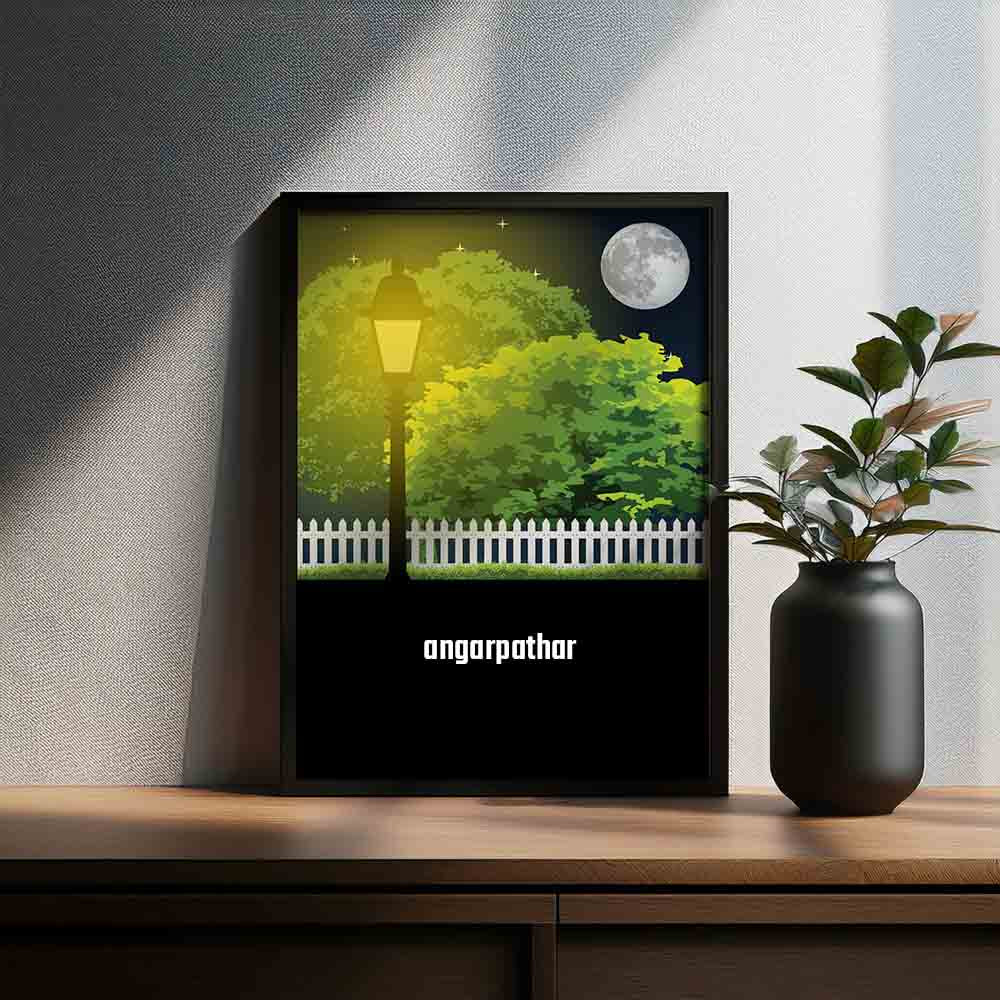 Angarpathar Home Trees Poster Framed 