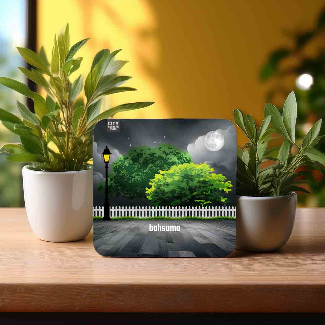 Bahsuma Home Trees Coasters