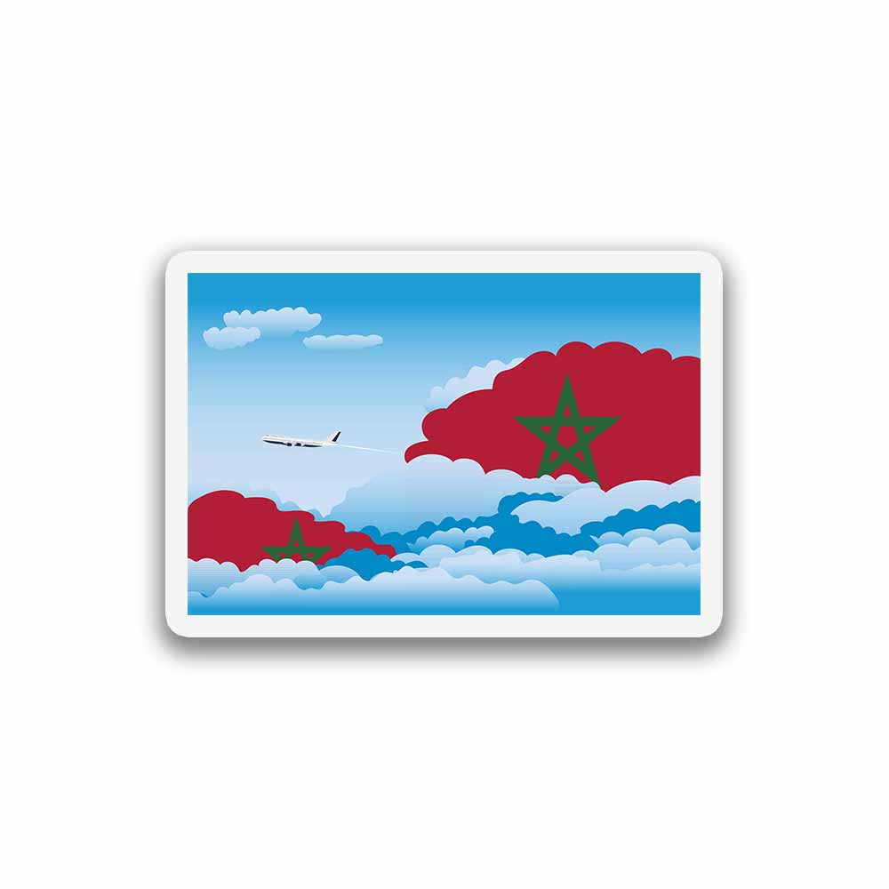 Morocco Day Clouds Fridge Magnet