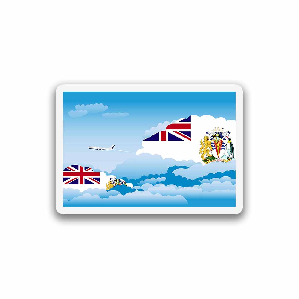 British Antarctic Territory Day Clouds Fridge Magnet