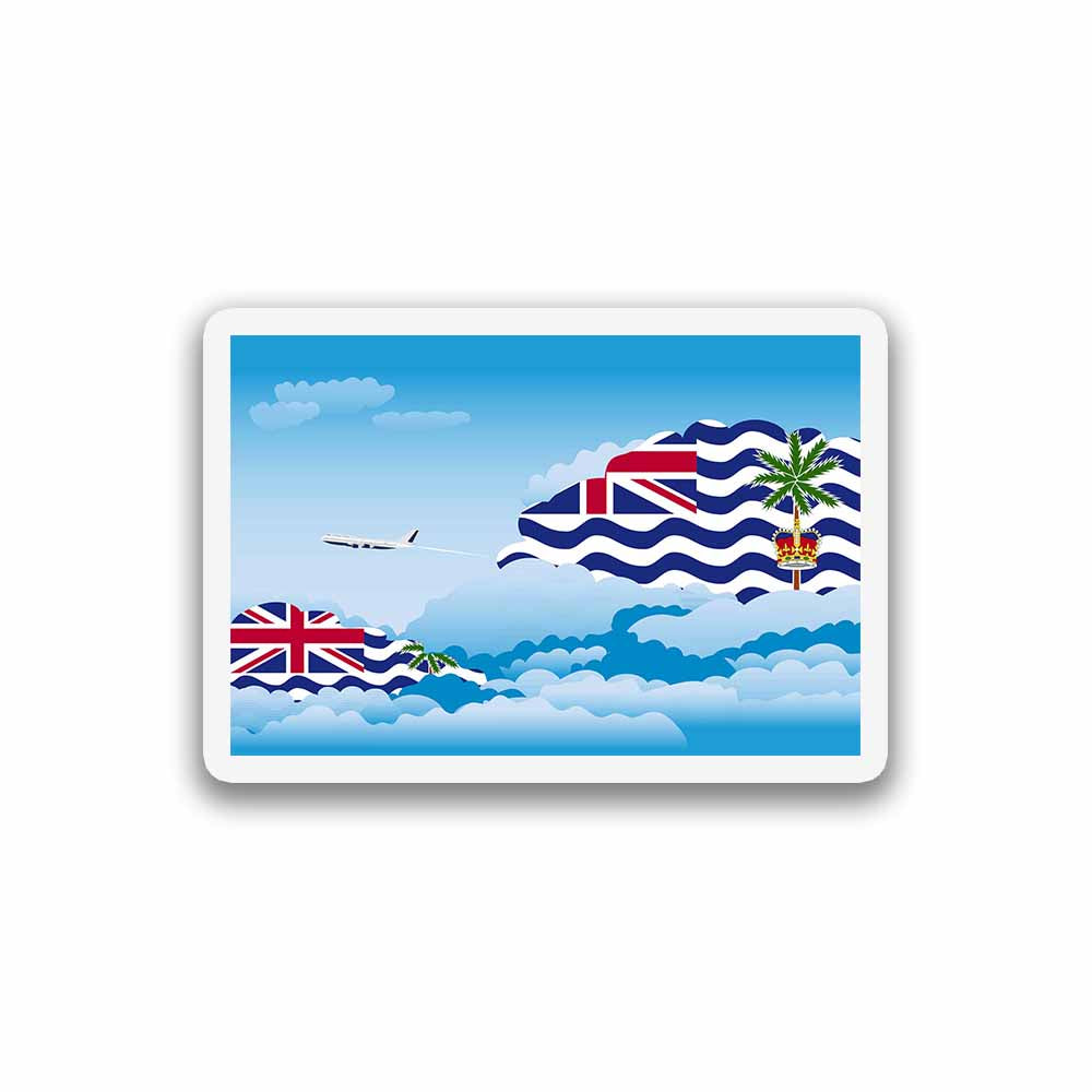 British Indian Ocean Territory Day Clouds Fridge Magnet