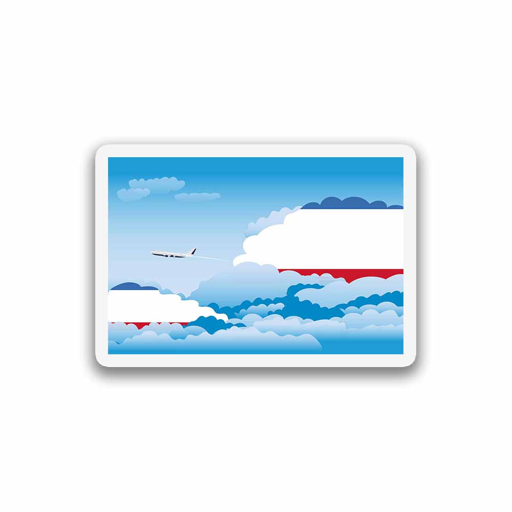Crimea Day Clouds Fridge Magnet