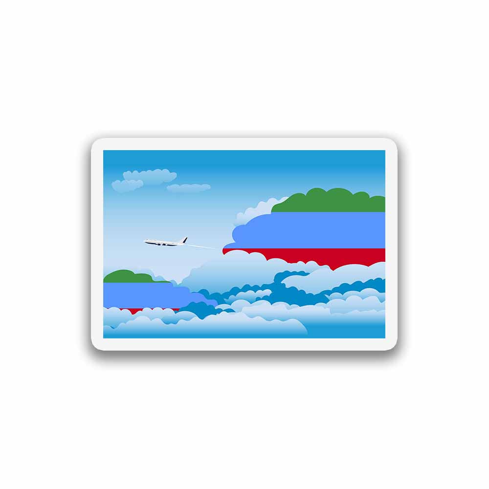 Dagestan Day Clouds Fridge Magnet