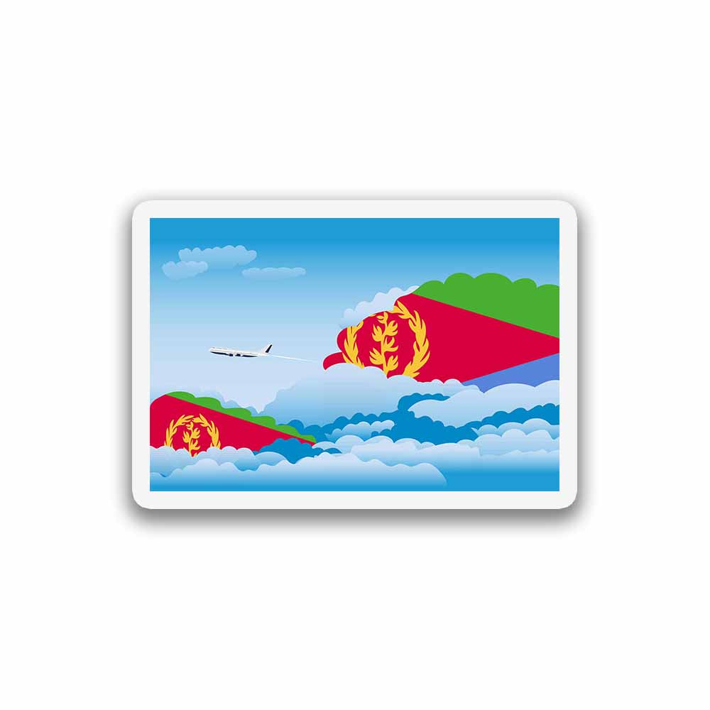 Eritrea Day Clouds Fridge Magnet