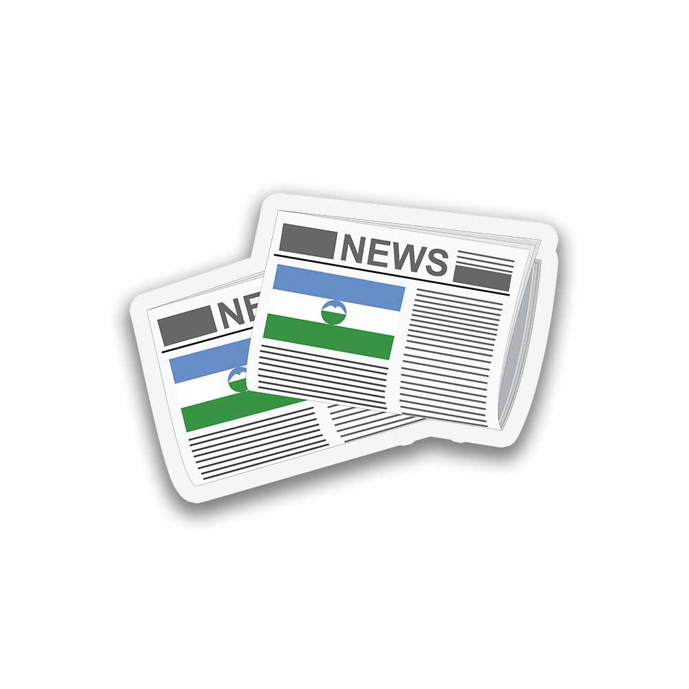 Kabardino Balkaria Newspapers Sticker