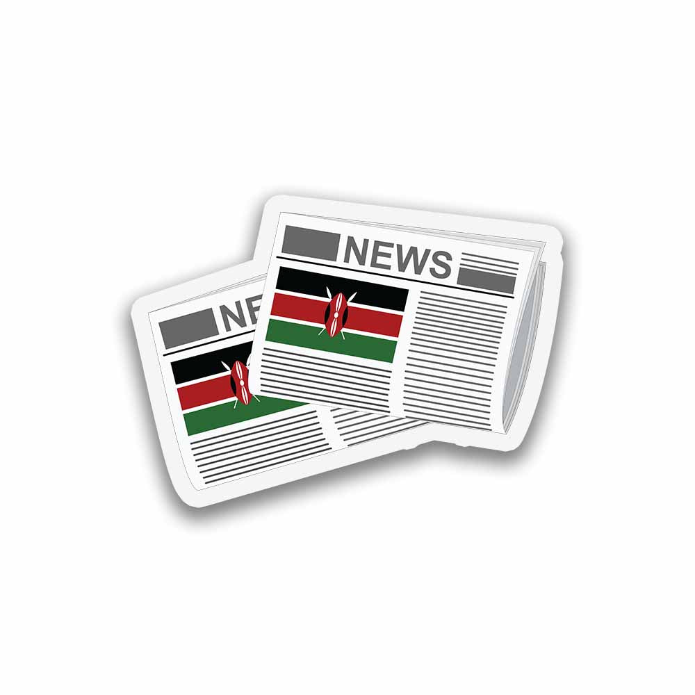 Kenya Newspapers Sticker