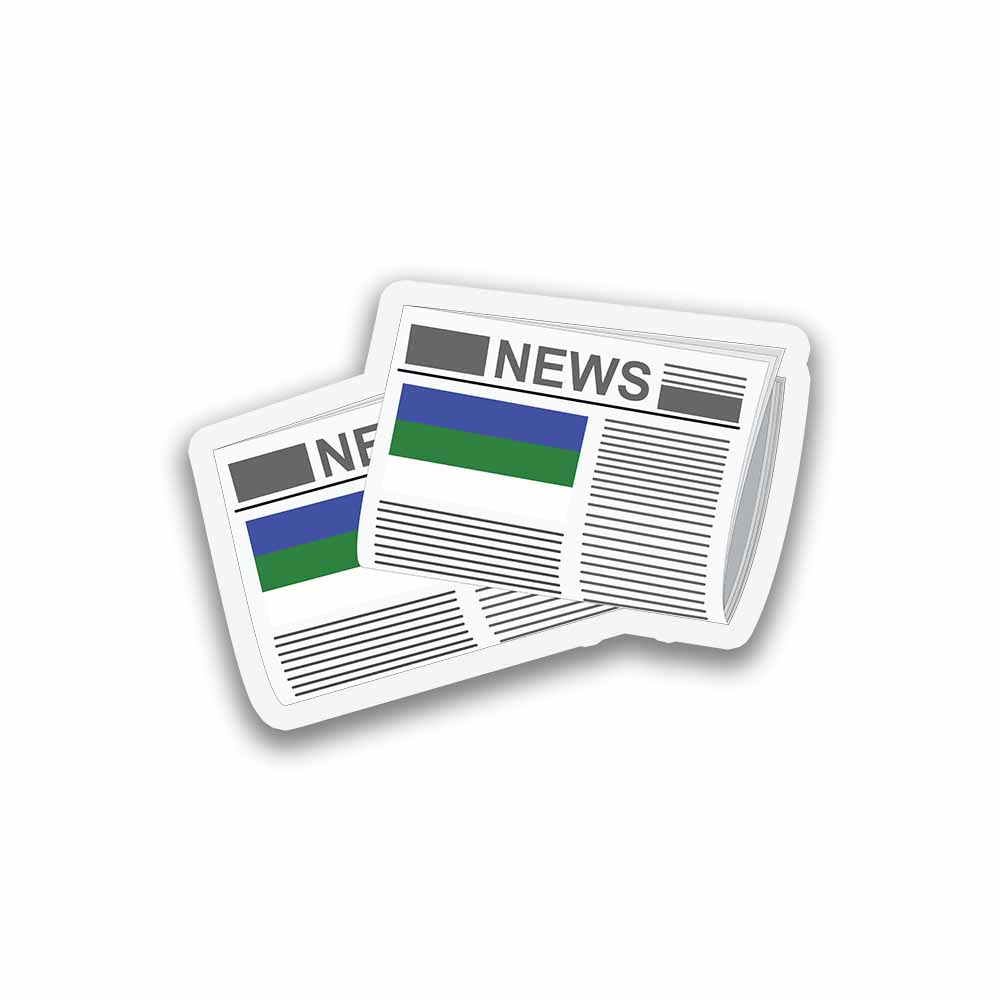 Komi Newspapers Fridge Magnet