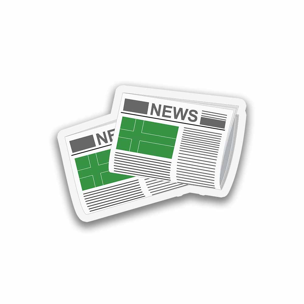 Ladonia Newspapers Fridge Magnet