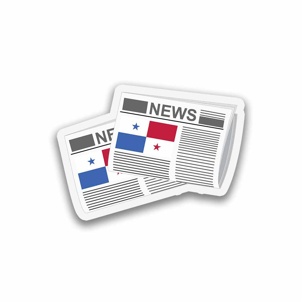 Panama Newspapers Fridge Magnet