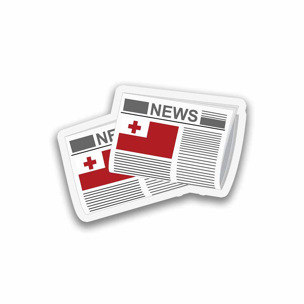 Tonga Newspapers Fridge Magnet