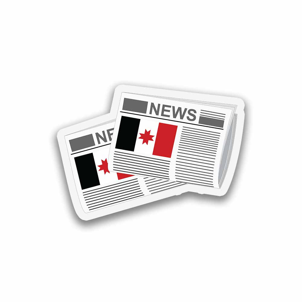 Udmurtia Newspapers Fridge Magnet