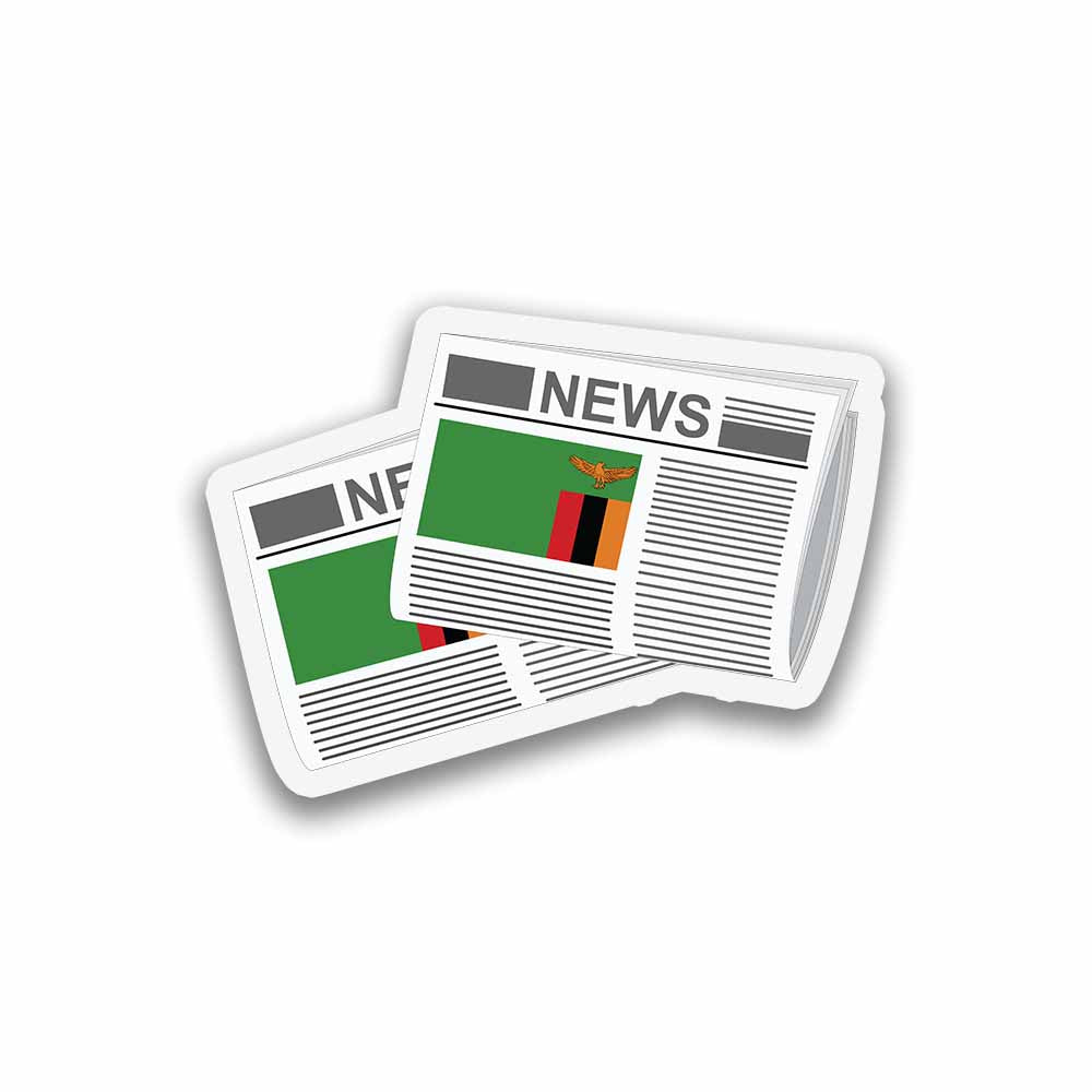 Zambia Newspapers Fridge Magnet