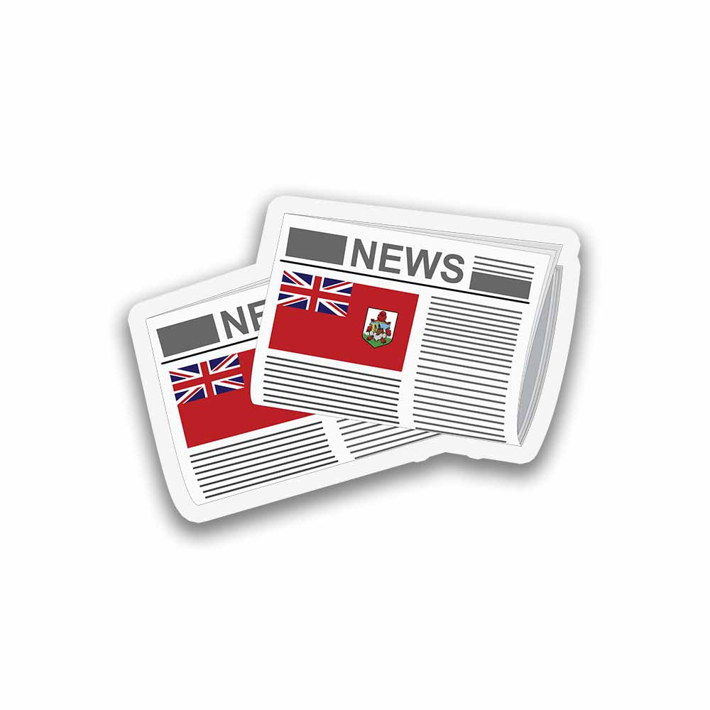Bermuda Newspapers Fridge Magnet
