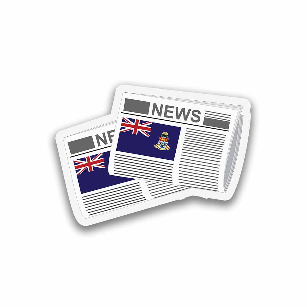 Cayman Islands Newspapers Fridge Magnet