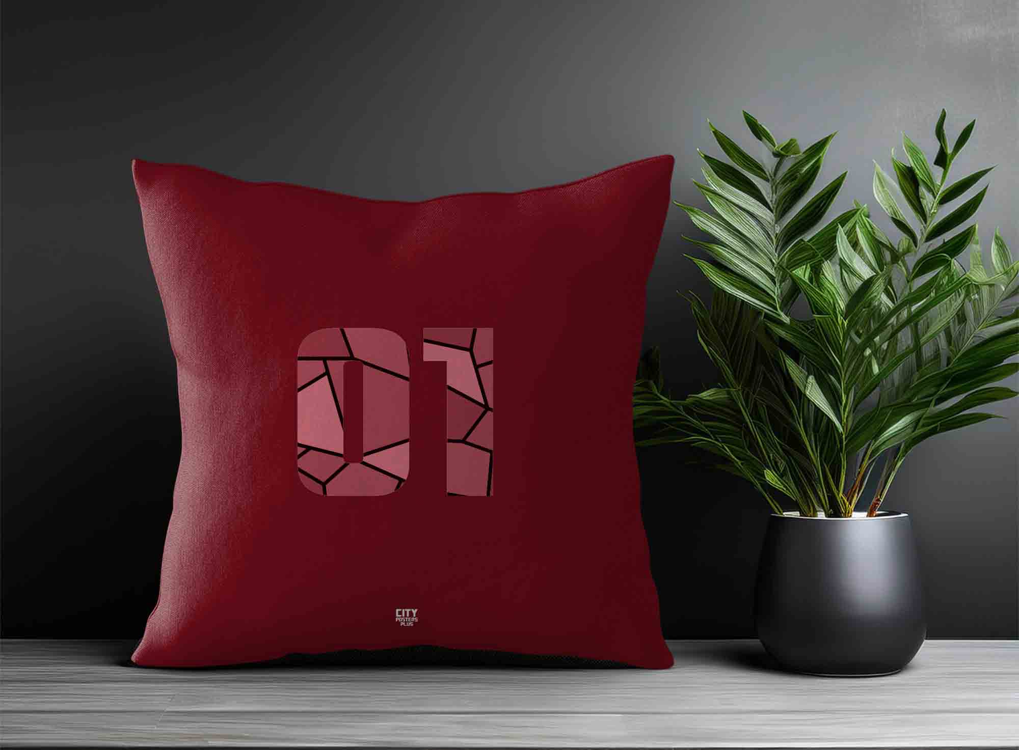 Print Deliver Plus 01 Number Square & Rectangle Pillow Cases