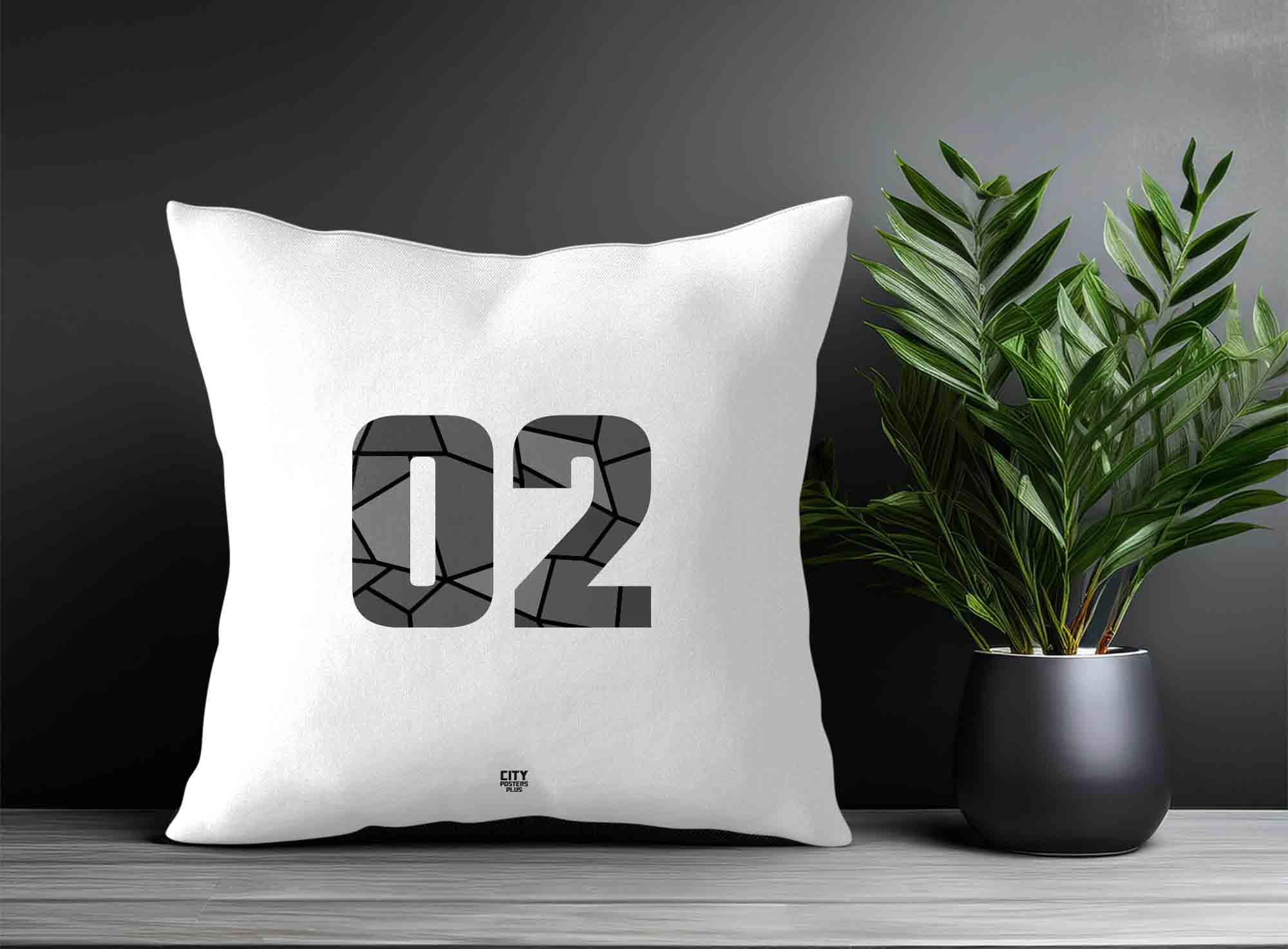 Print Deliver Plus 02 Number Square & Rectangle Pillow Cases