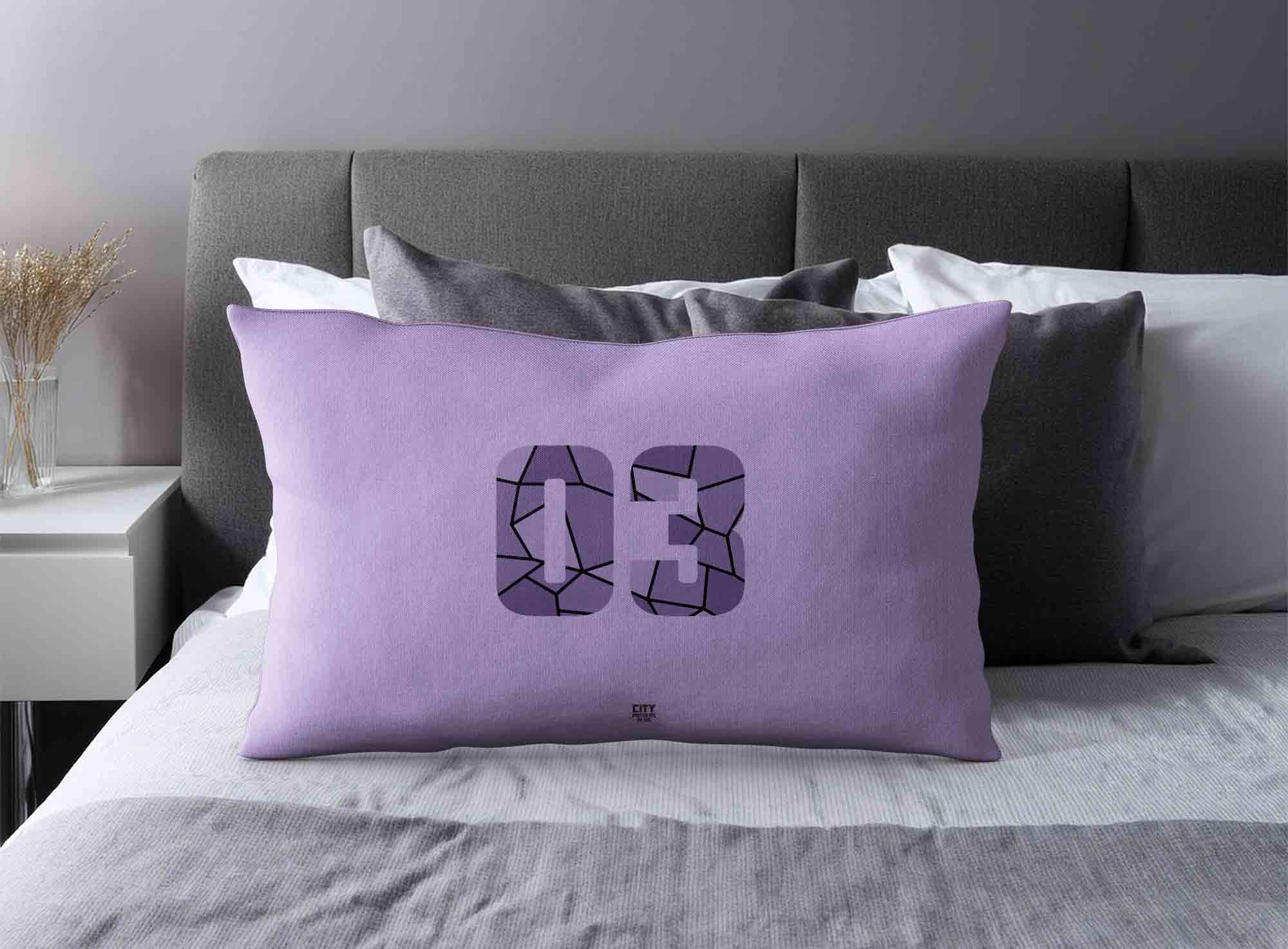 Print Deliver Plus 03 Number Square & Rectangle Pillow Cases image 2