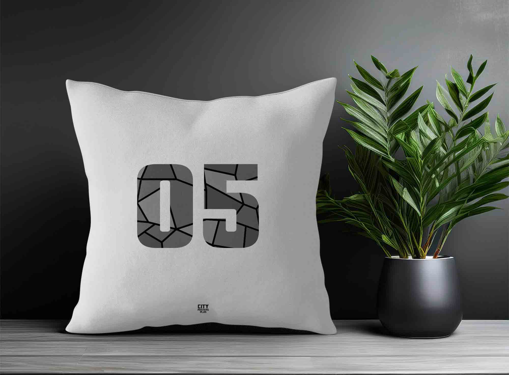 Print Deliver Plus 05 Number Square & Rectangle Pillow Cases