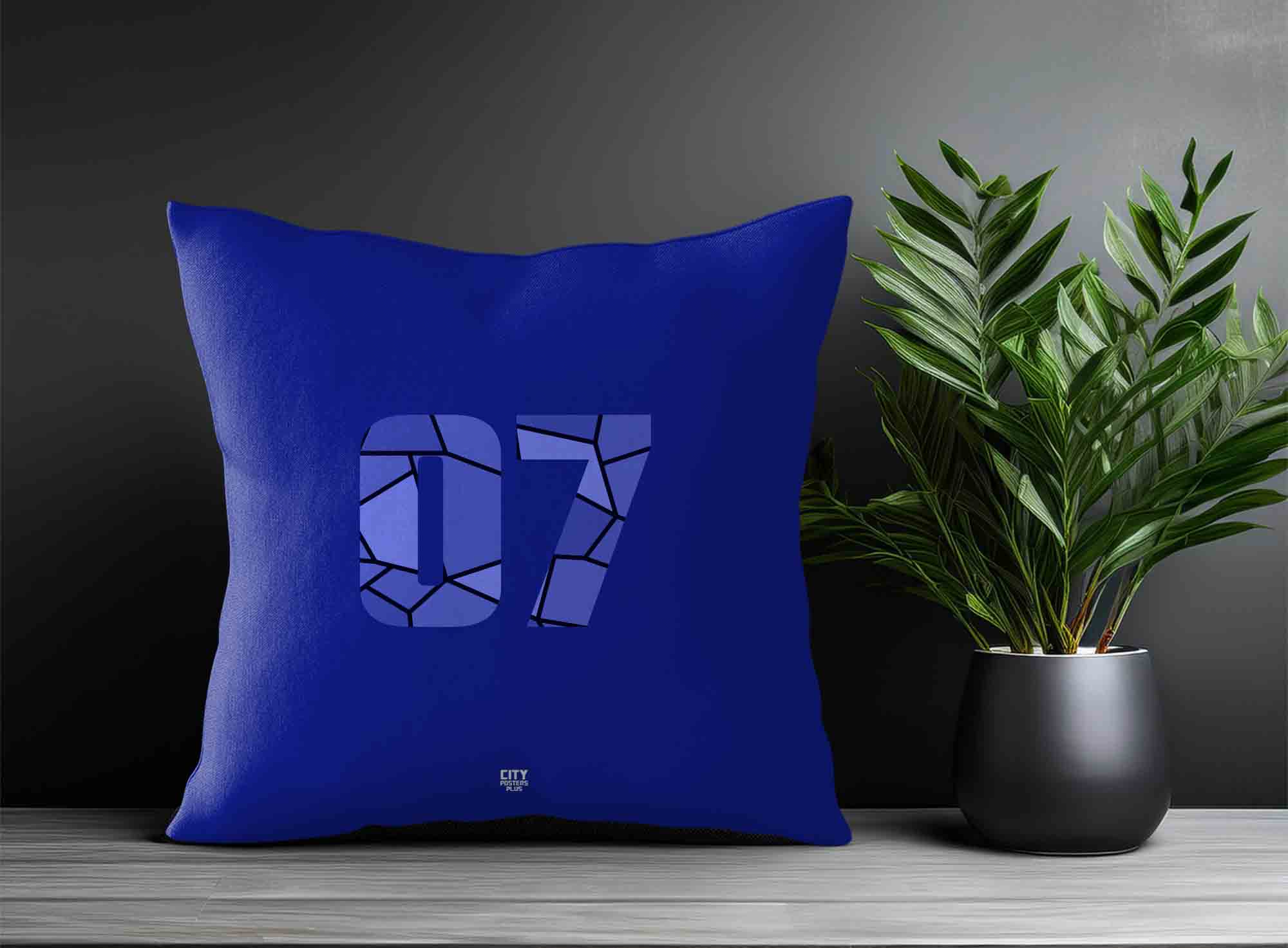 Print Deliver Plus 07 Number Square & Rectangle Pillow Cases
