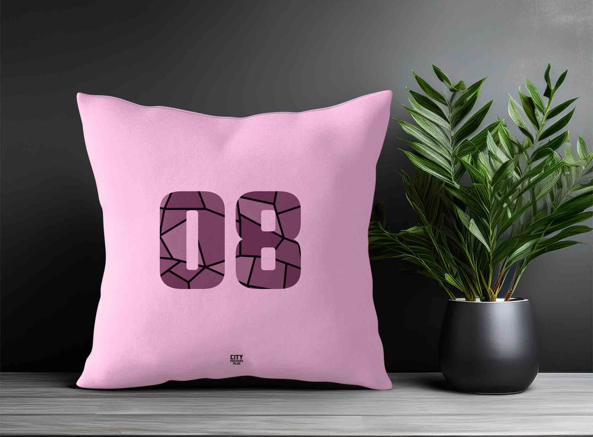 Print Deliver Plus 08 Number Square & Rectangle Pillow Cases