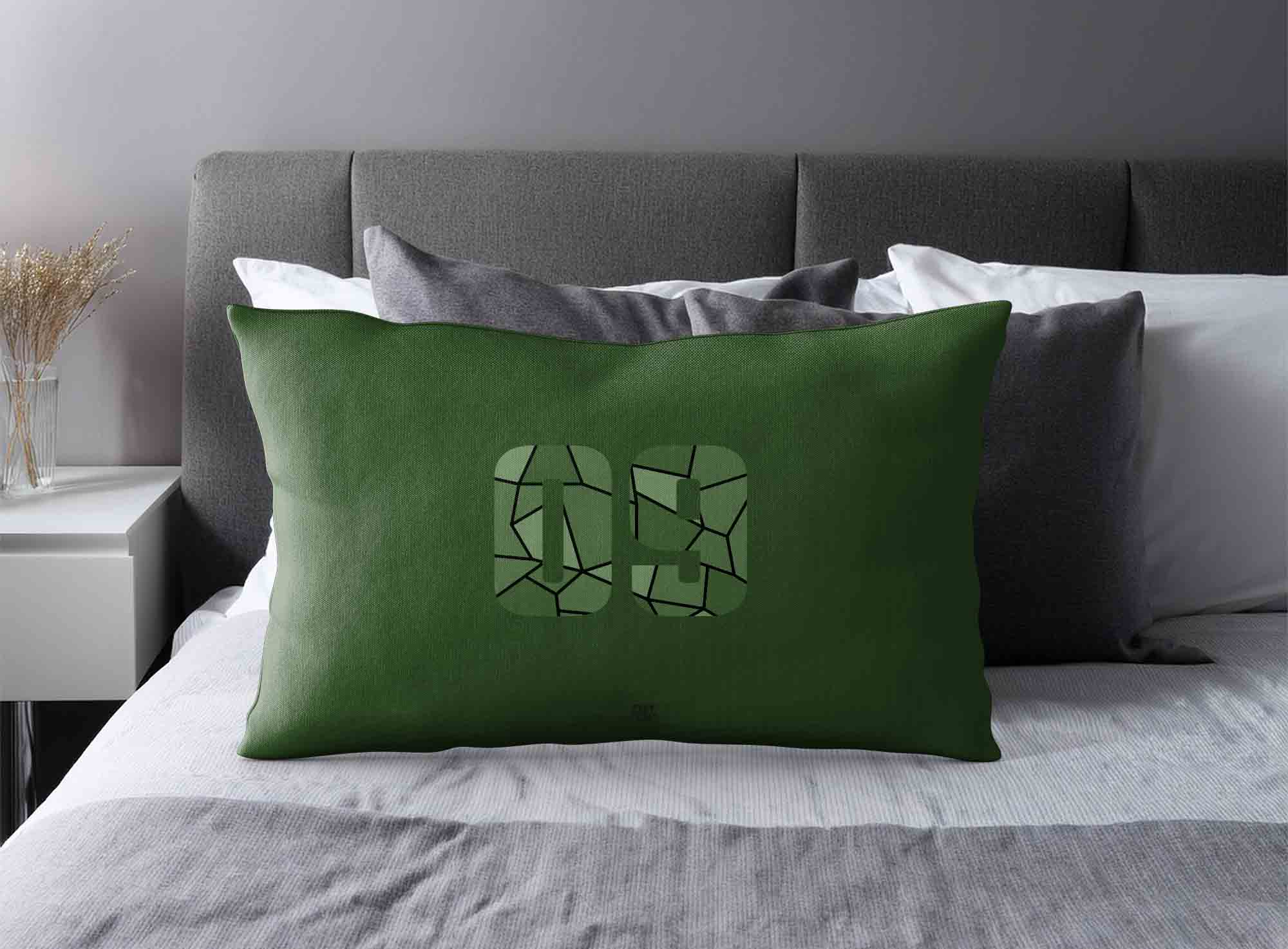 Print Deliver Plus 09 Number Square & Rectangle Pillow Cases image 2