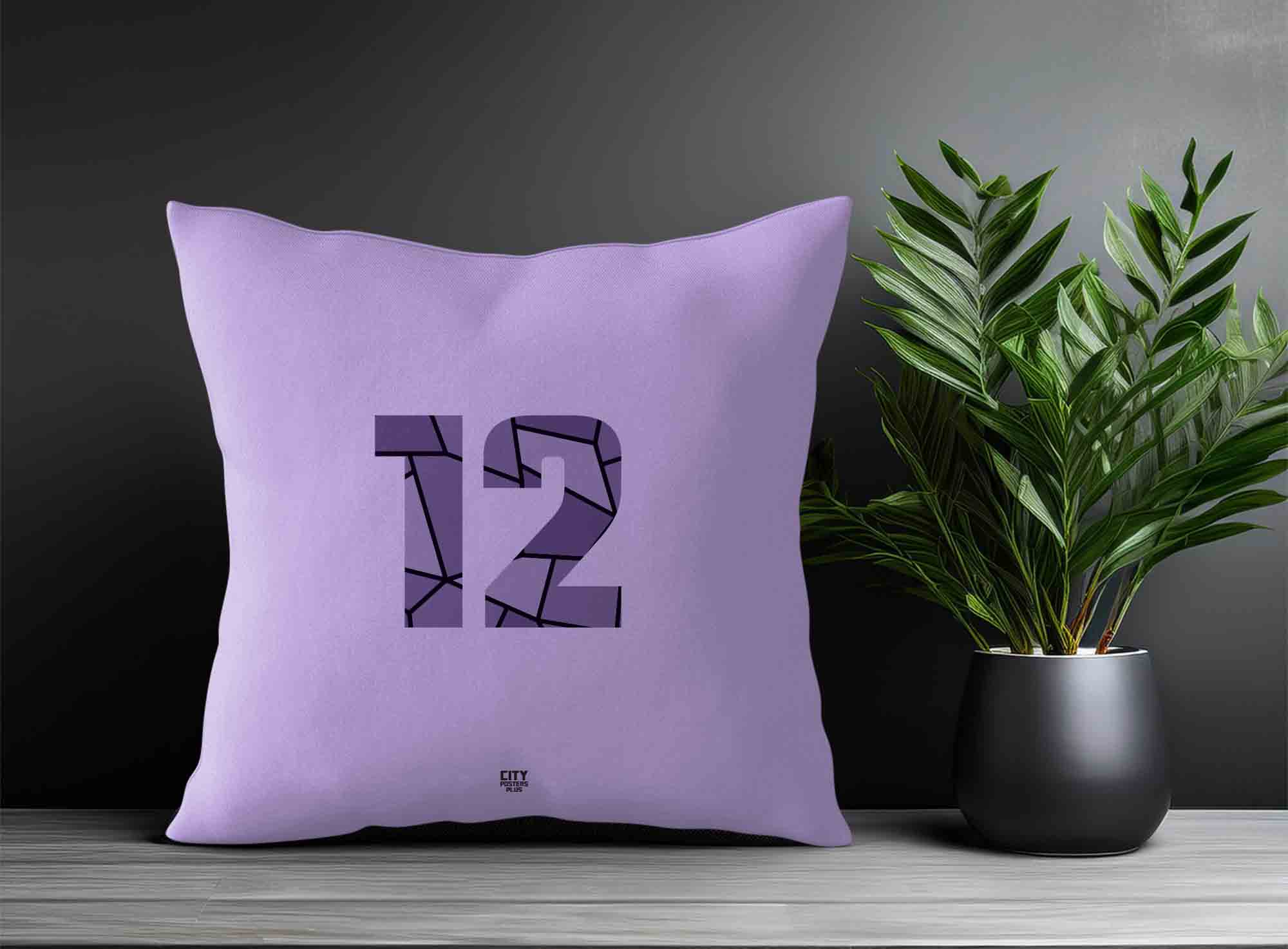 Print Deliver Plus 12 Number Square & Rectangle Pillow Cases