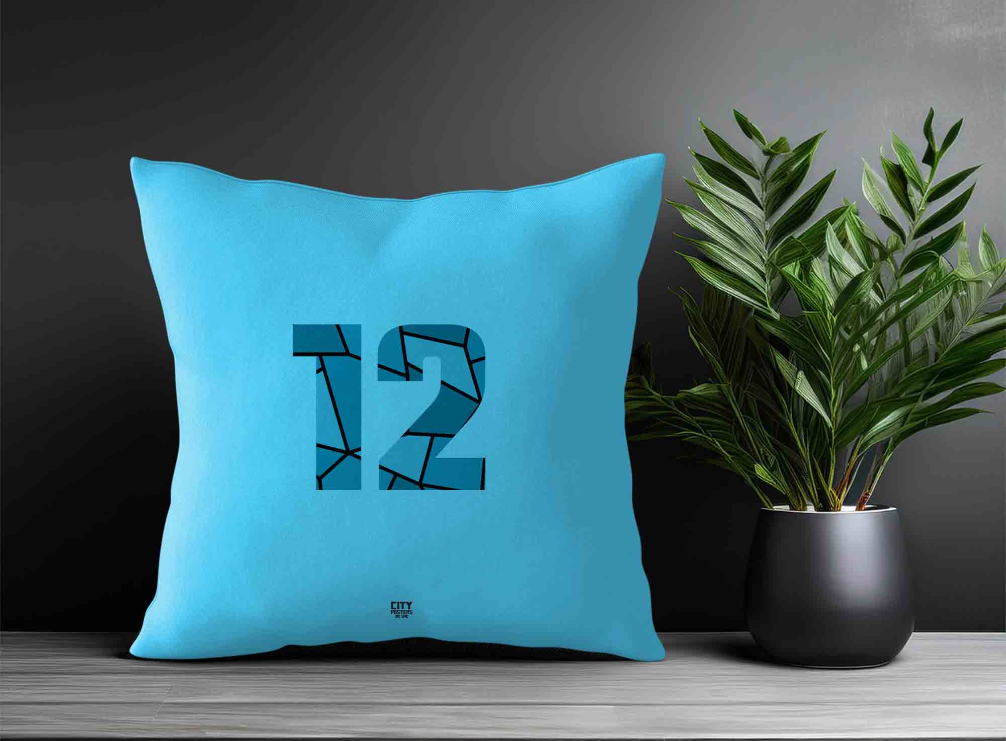Print Deliver Plus 12 Number Square & Rectangle Pillow Cases