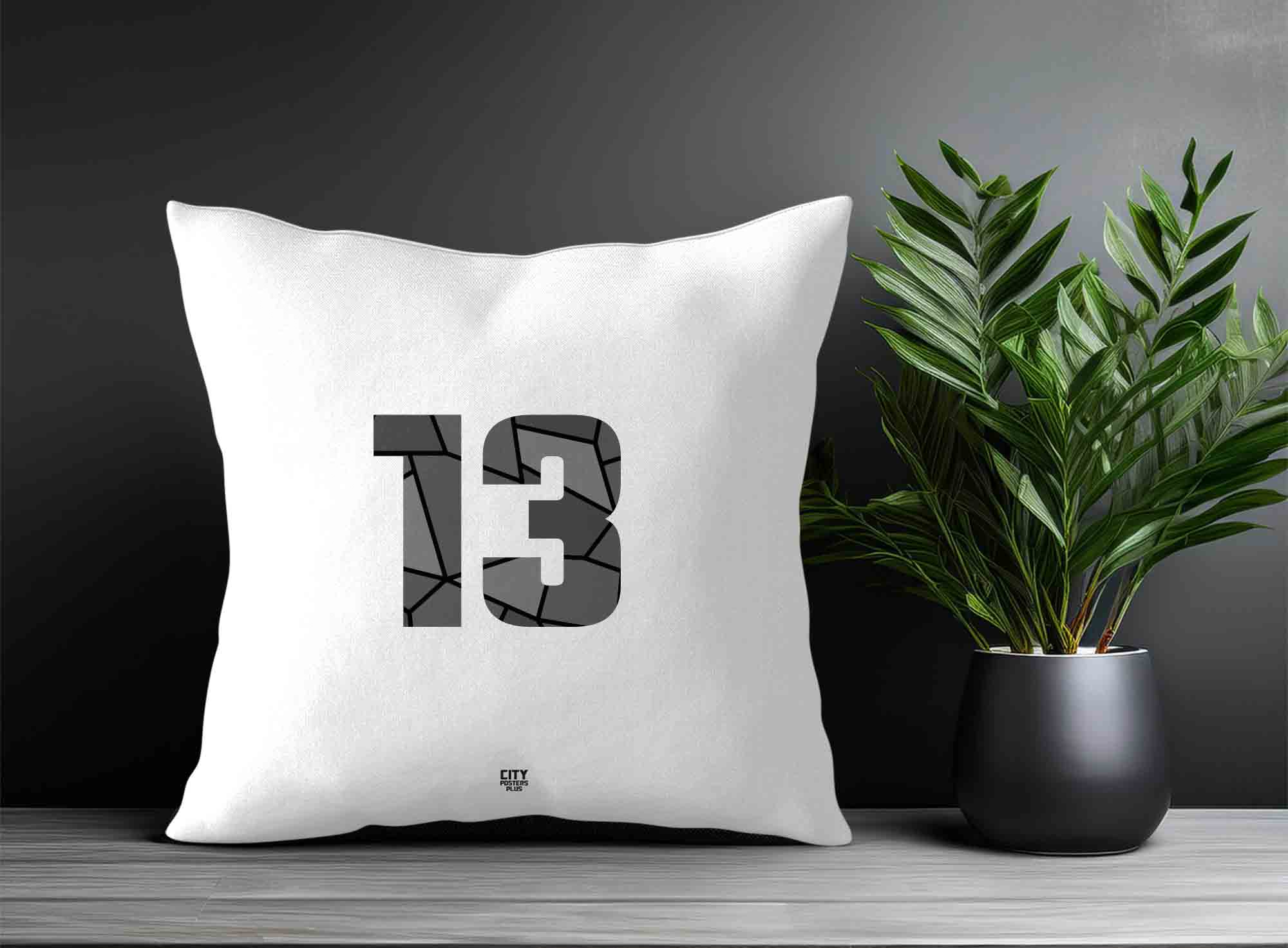 Print Deliver Plus 13 Number Square & Rectangle Pillow Cases