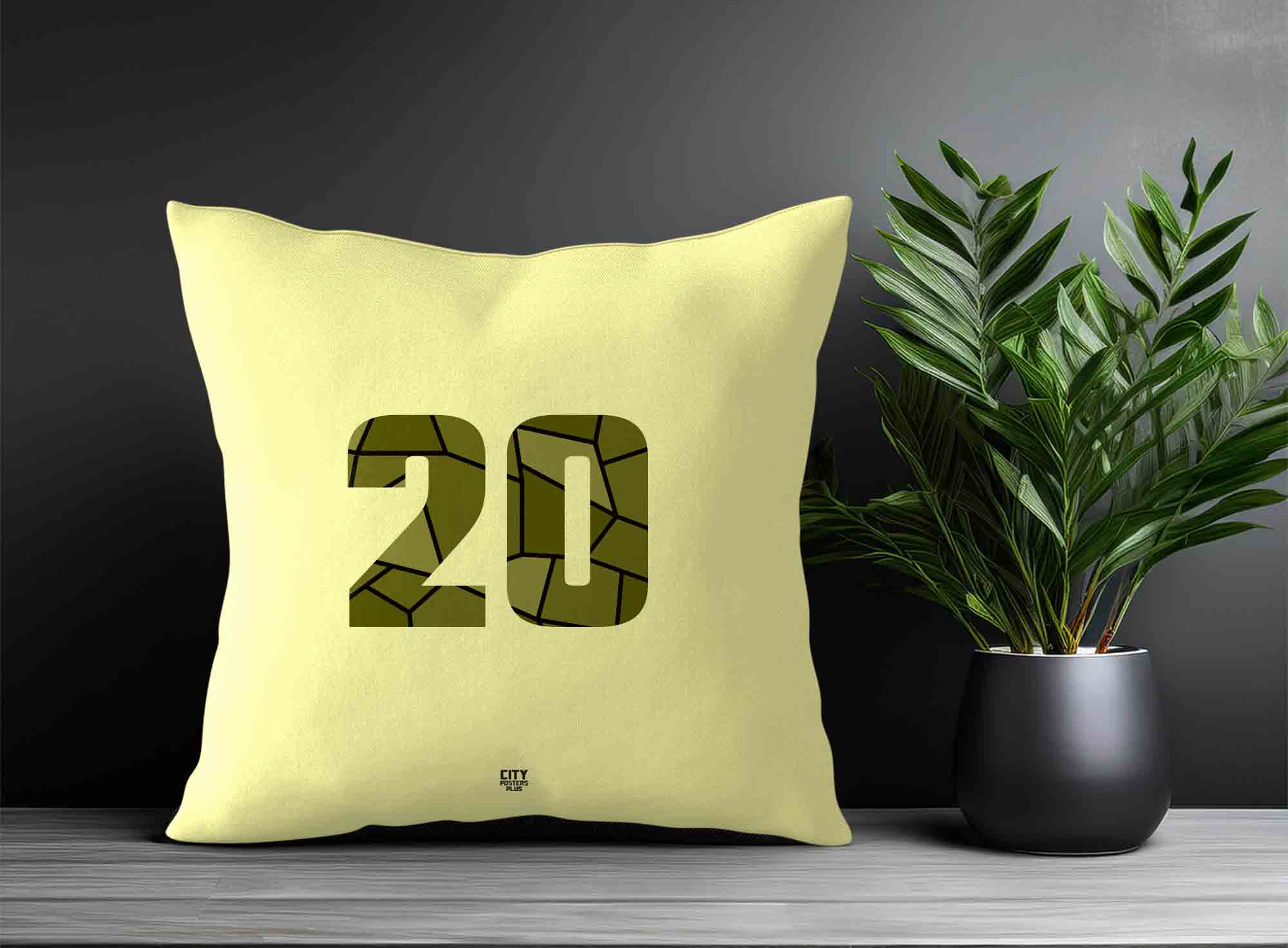 Print Deliver Plus 20 Number Square & Rectangle Pillow Cases
