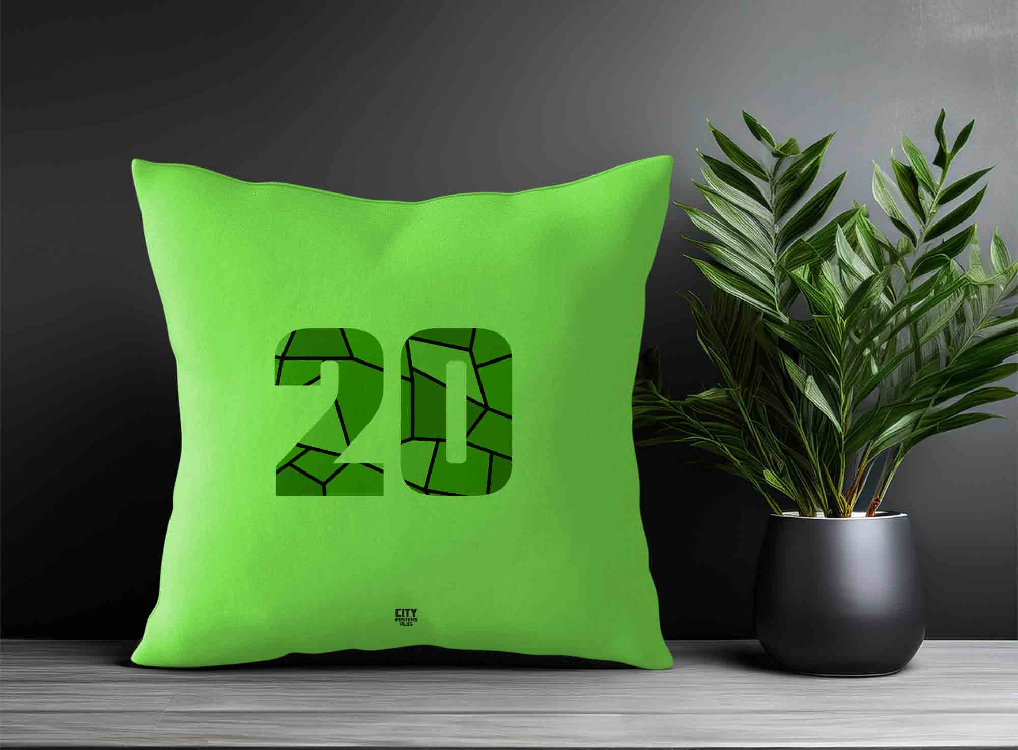 Print Deliver Plus 20 Number Square & Rectangle Pillow Cases