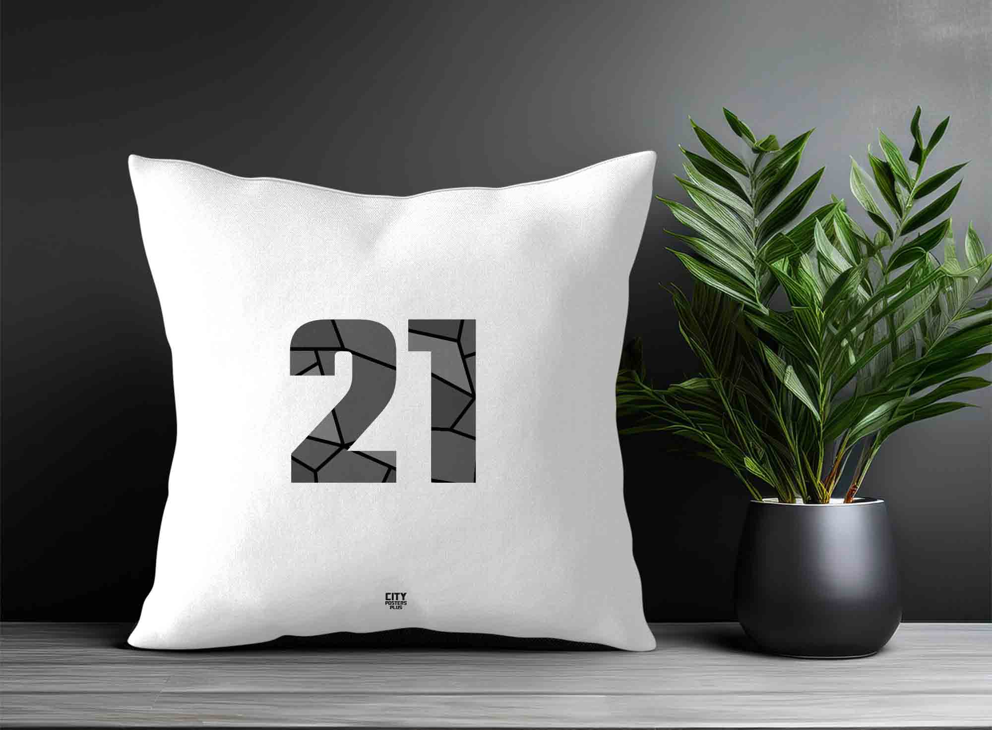 Print Deliver Plus 21 Number Square & Rectangle Pillow Cases