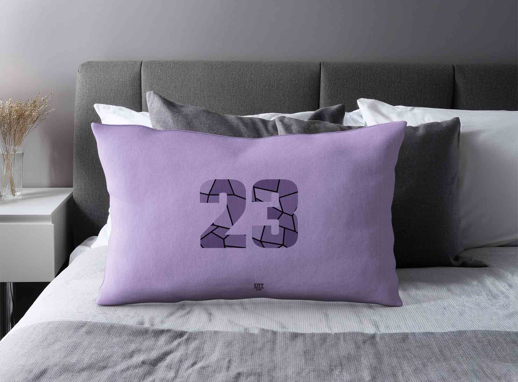 Print Deliver Plus 23 Number Square & Rectangle Pillow Cases image 2