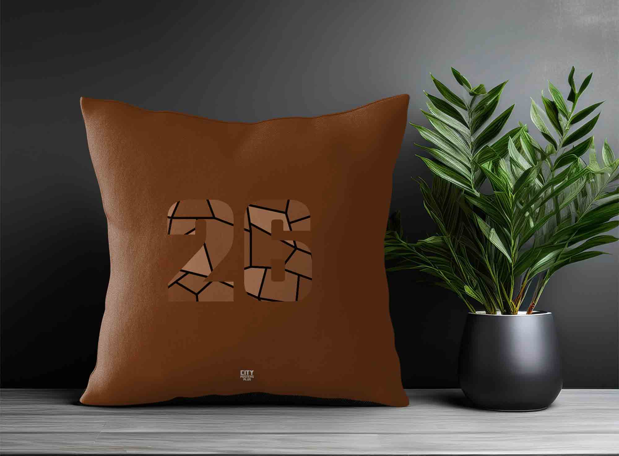Print Deliver Plus 26 Number Square & Rectangle Pillow Cases