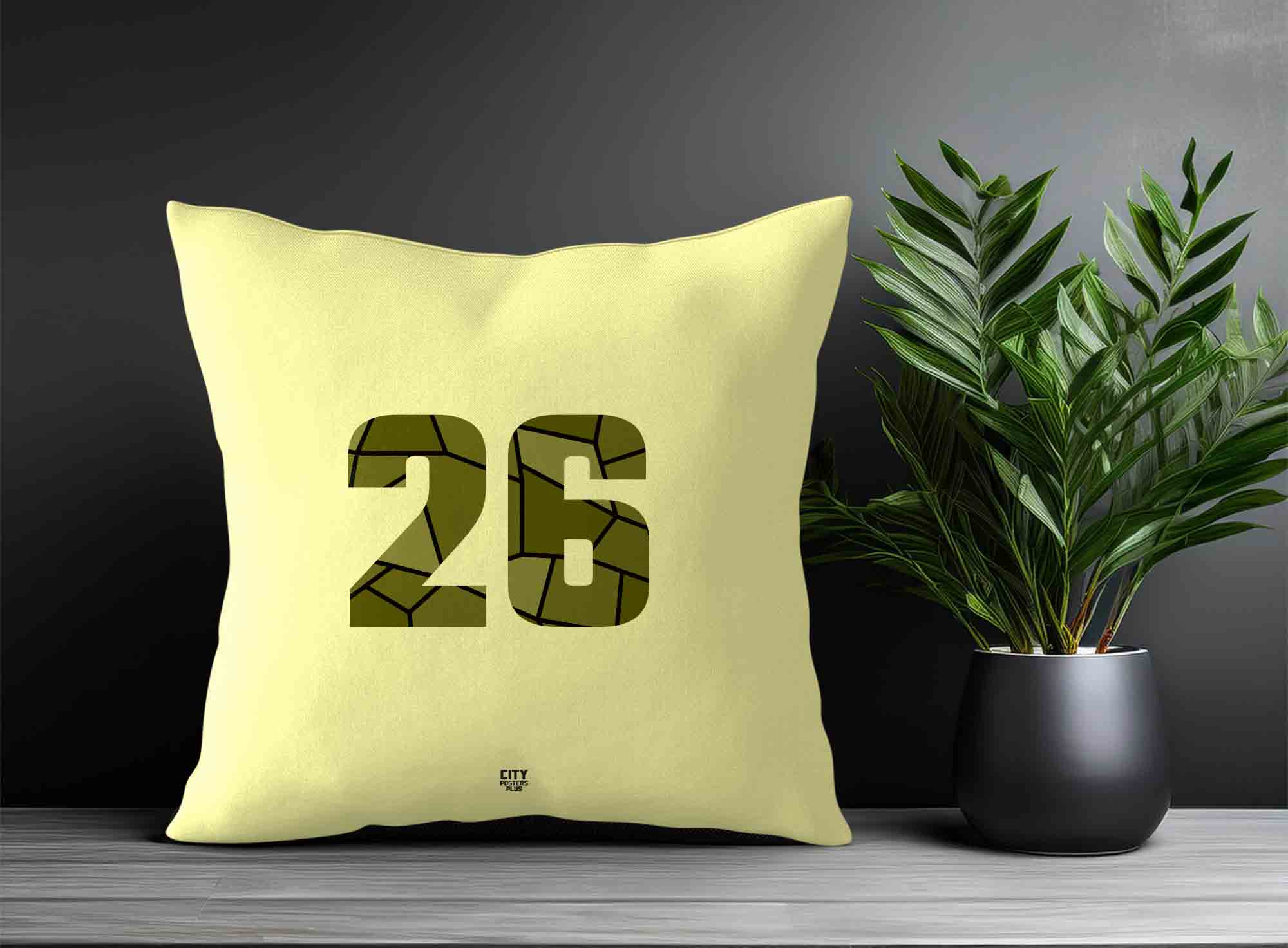 Print Deliver Plus 26 Number Square & Rectangle Pillow Cases