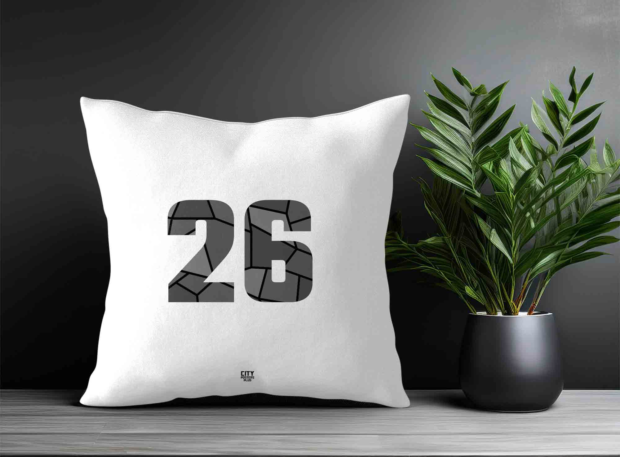Print Deliver Plus 26 Number Square & Rectangle Pillow Cases